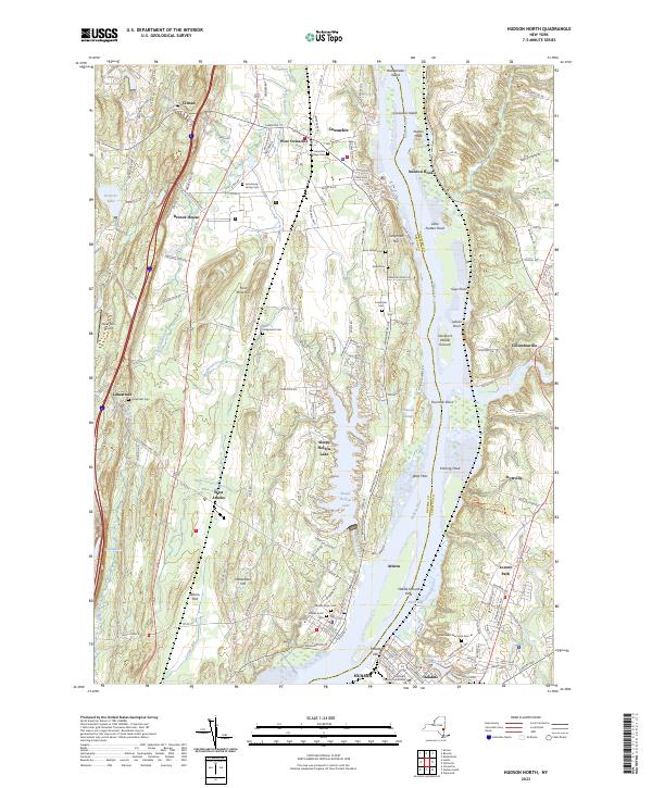 Hudson North topographic map thumbnail