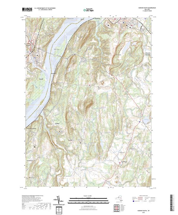 Hudson South topographic map thumbnail