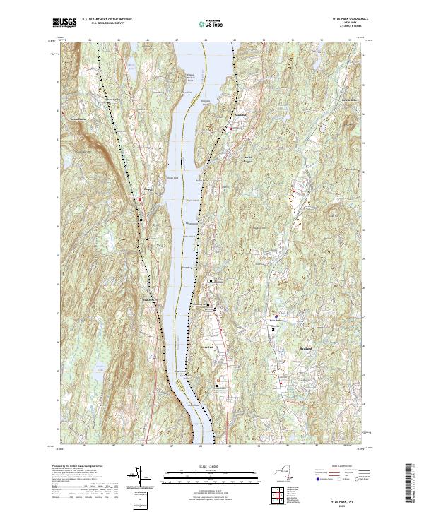 Hyde Park topographic map thumbnail