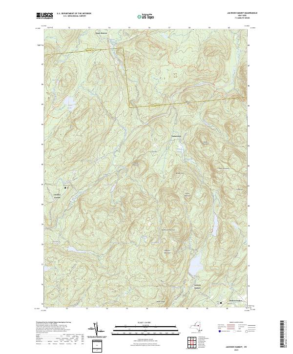 Jackson Summit topographic map thumbnail