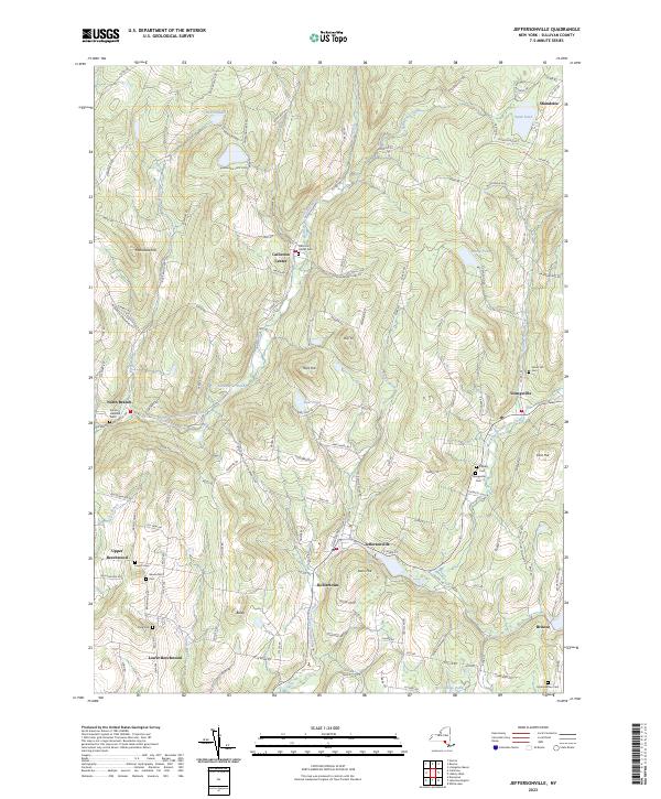 Jeffersonville topographic map thumbnail
