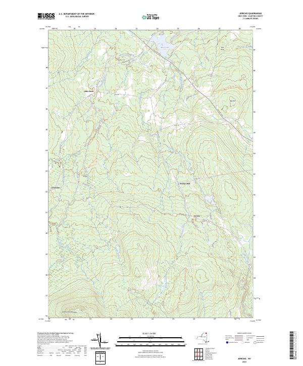 Jericho topographic map thumbnail