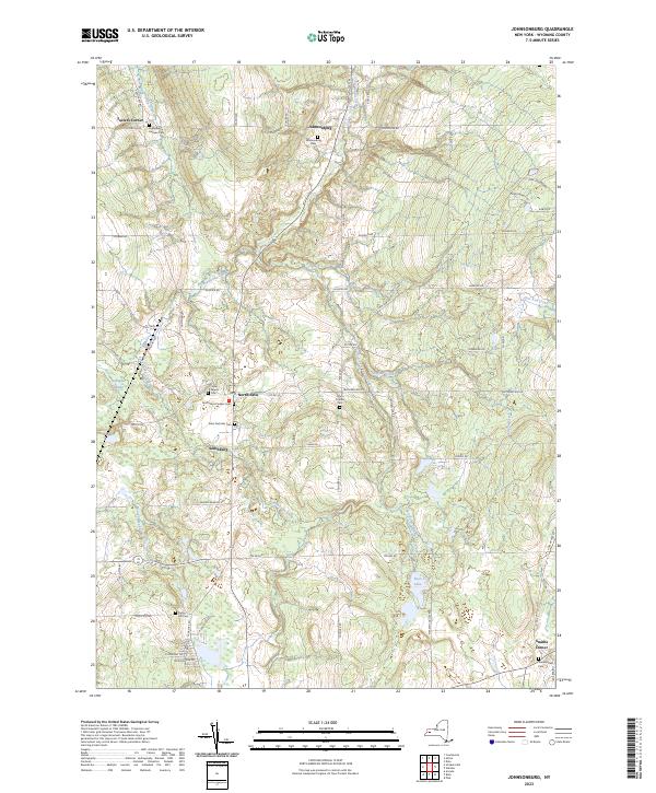 Johnsonburg topographic map thumbnail