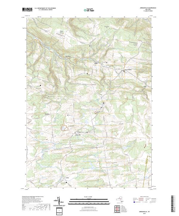 Jordanville topographic map thumbnail