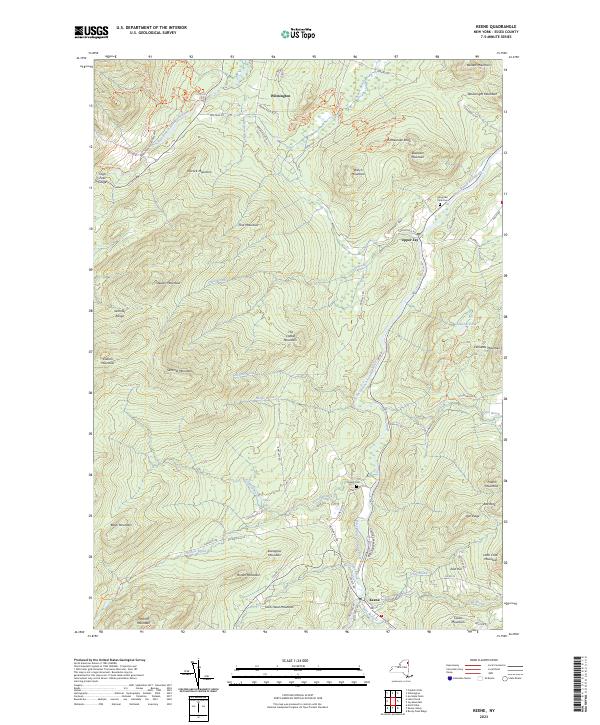 Keene topographic map thumbnail