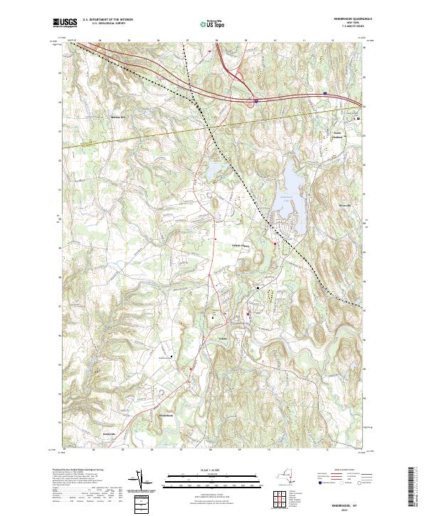 Kinderhook topographic map thumbnail