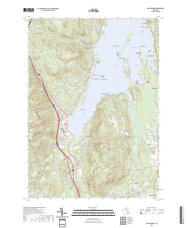 Lake George topographic map thumbnail