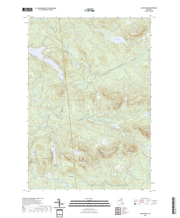Lake Ozonia topographic map thumbnail