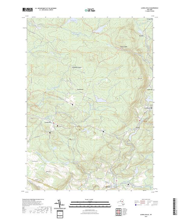 Lassellsville topographic map thumbnail