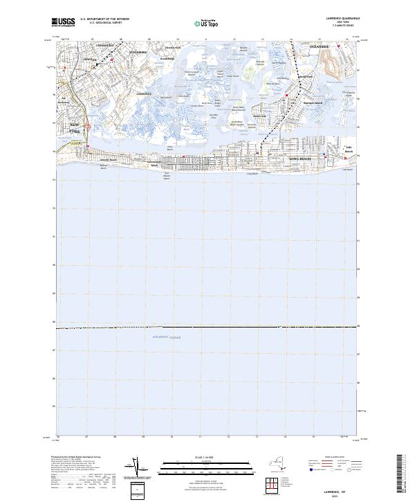 Lawrence topographic map thumbnail