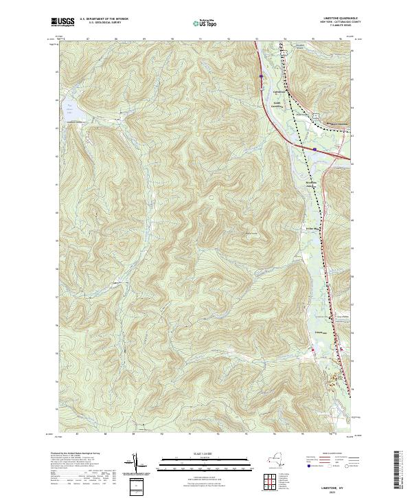 Limestone topographic map thumbnail