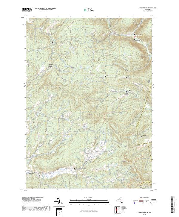 Livingstonville topographic map thumbnail