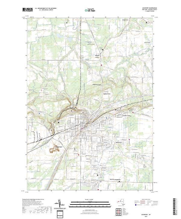 Lockport topographic map thumbnail