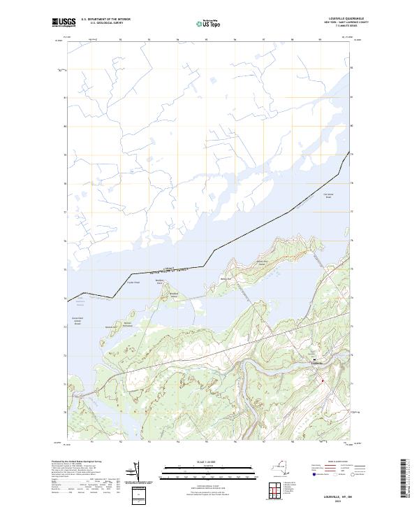 Louisville topographic map thumbnail