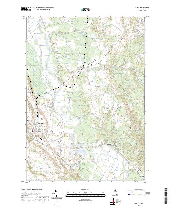 Lowville topographic map thumbnail