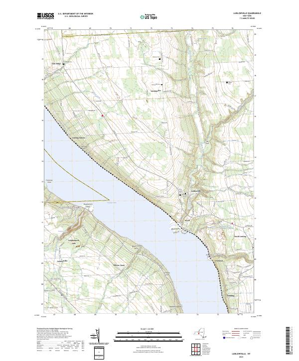 Ludlowville topographic map thumbnail