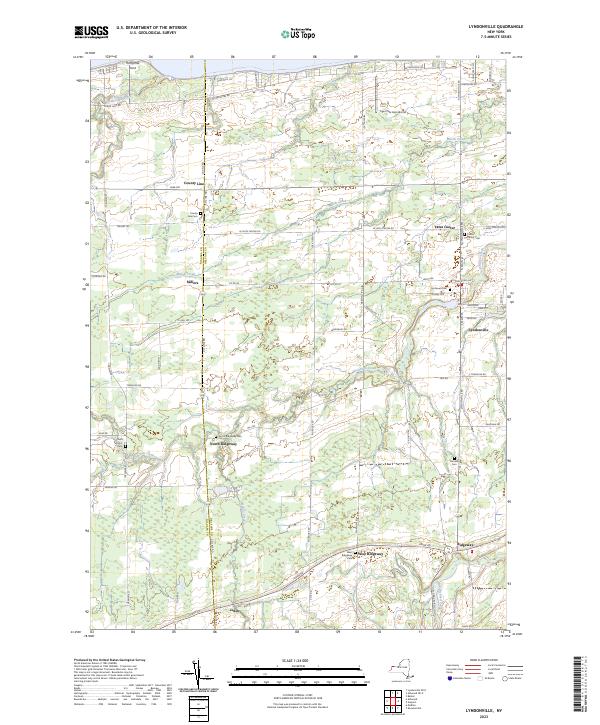 Lyndonville topographic map thumbnail