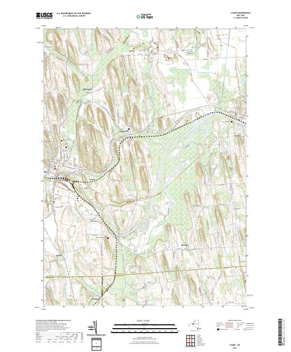 Lyons topographic map thumbnail
