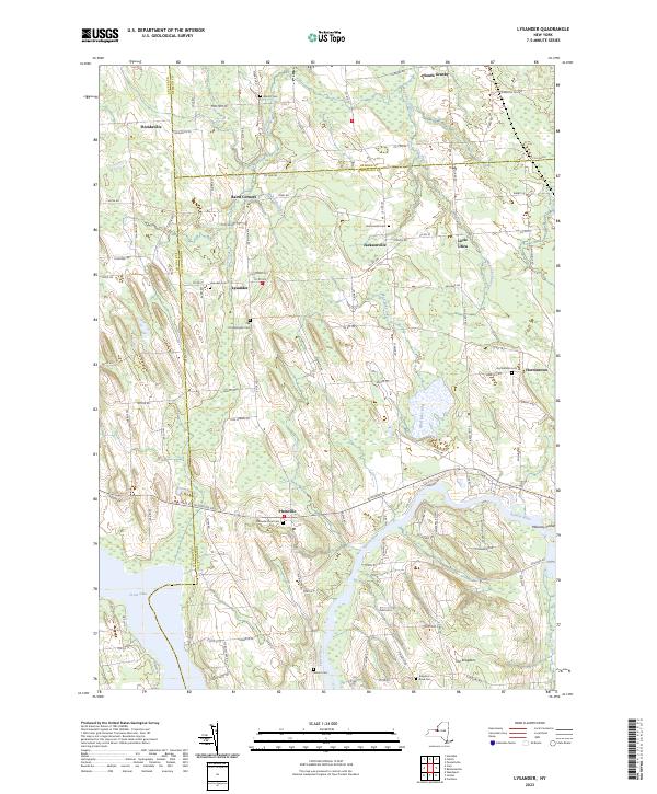 Lysander topographic map thumbnail