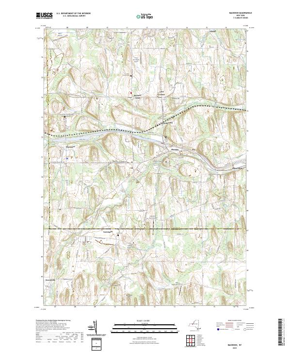 Macedon topographic map thumbnail