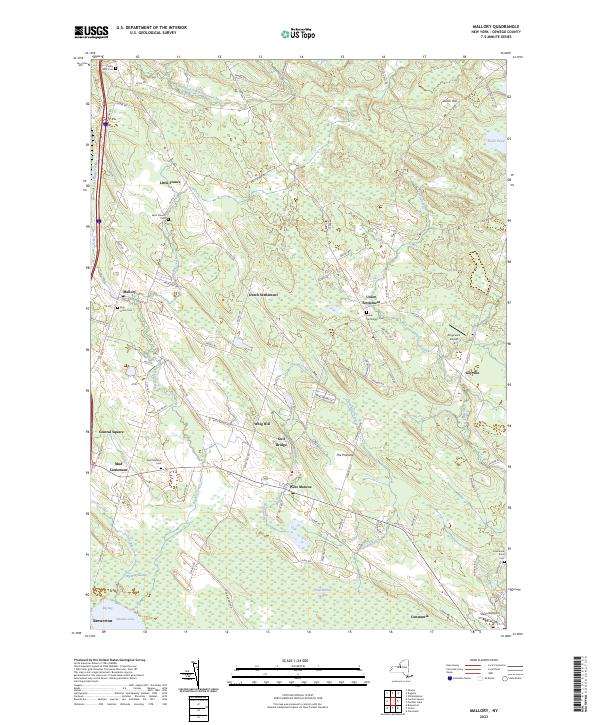 Mallory topographic map thumbnail