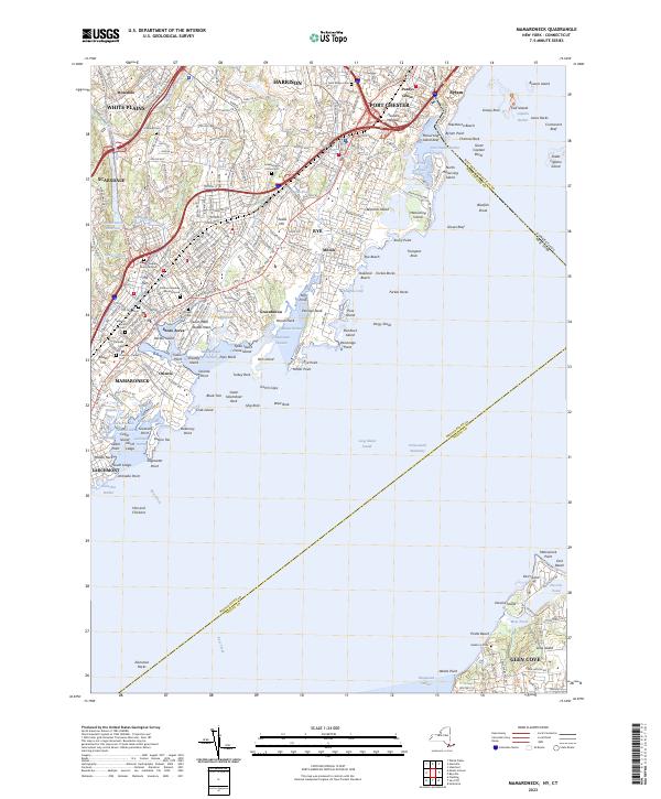 Mamaroneck topographic map thumbnail