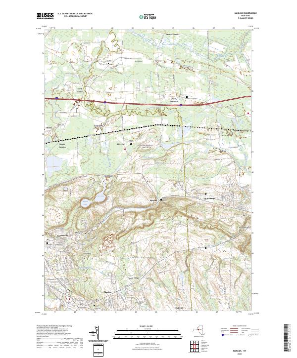 Manlius topographic map thumbnail