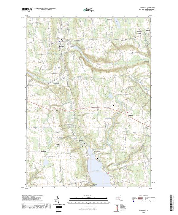 Marcellus topographic map thumbnail