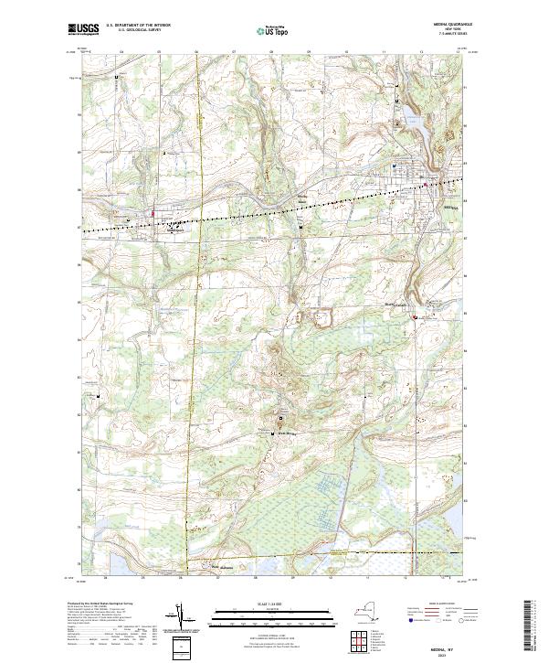 Medina topographic map thumbnail