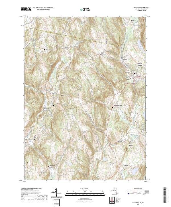Millerton topographic map thumbnail