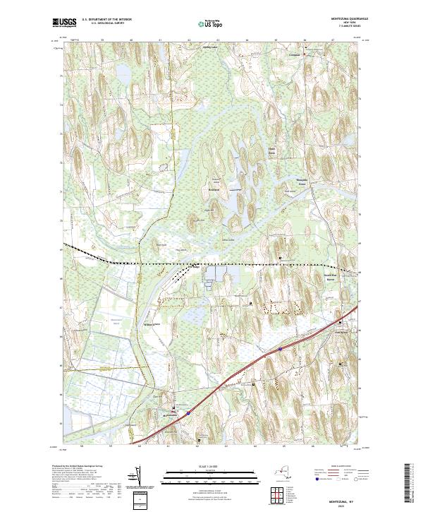 Montezuma topographic map thumbnail
