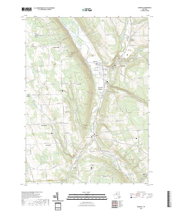 Moravia topographic map thumbnail
