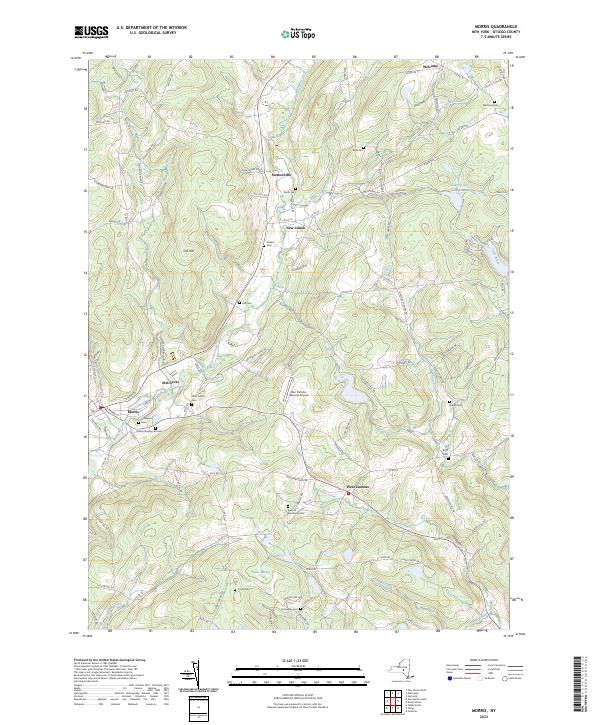 Morris topographic map thumbnail