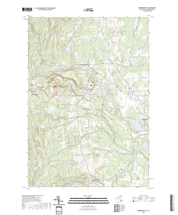 Morrisonville topographic map thumbnail