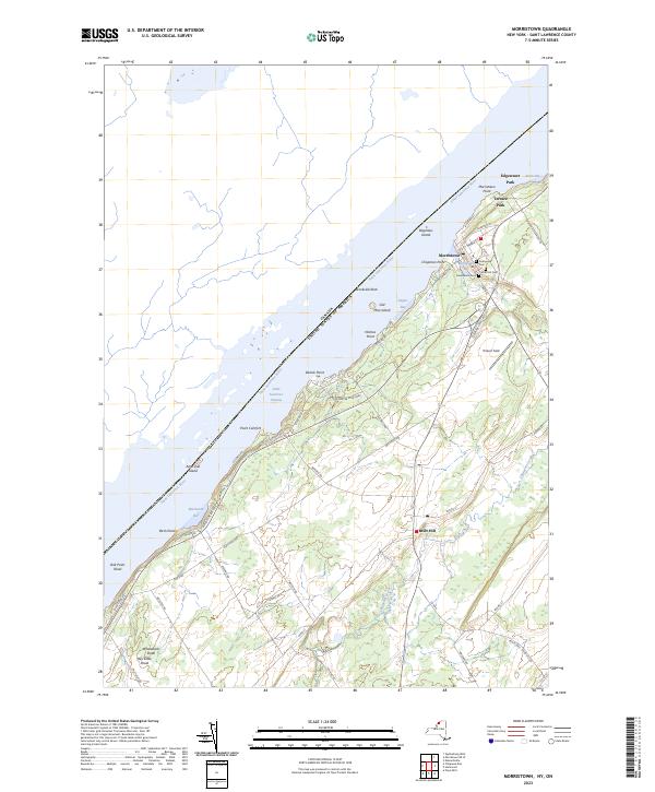 Morristown topographic map thumbnail