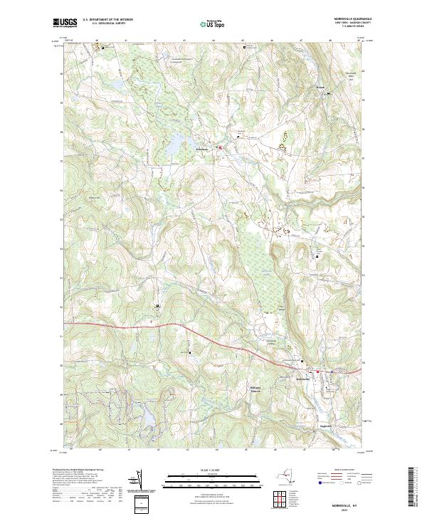 Morrisville topographic map thumbnail