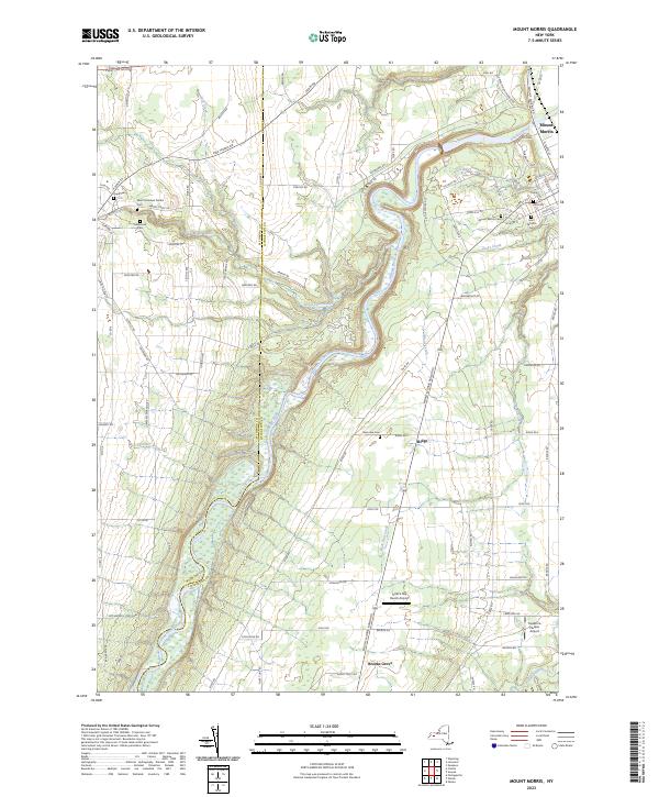 Mount Morris topographic map thumbnail