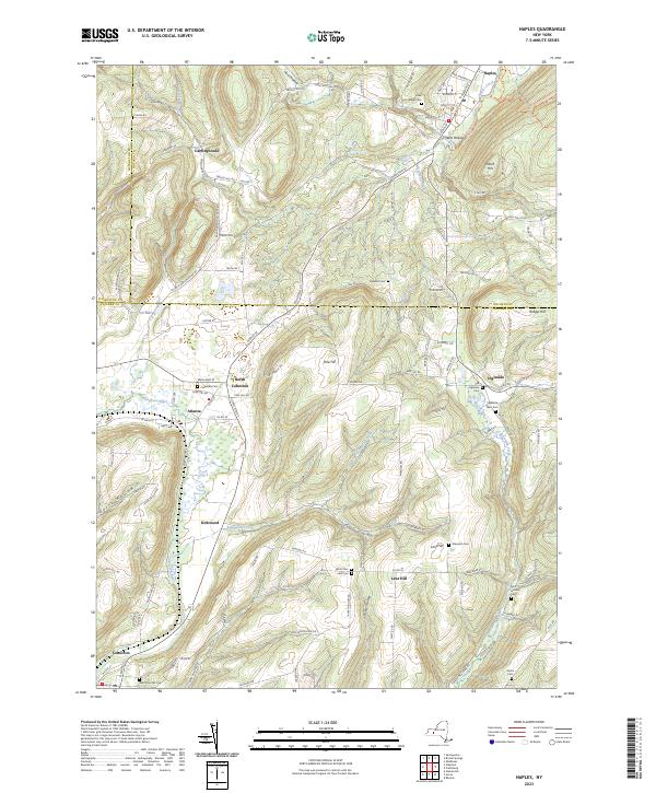 Naples topographic map thumbnail