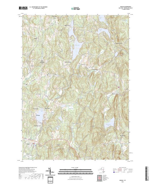 Nassau topographic map thumbnail