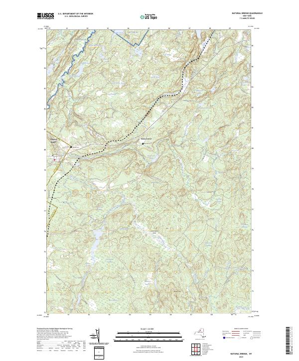 Natural Bridge topographic map thumbnail