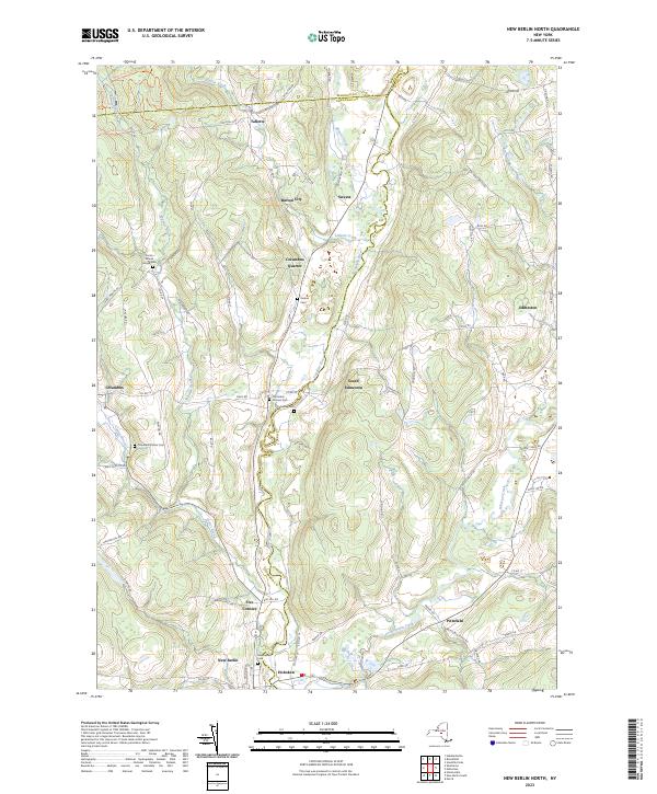 New Berlin North topographic map thumbnail