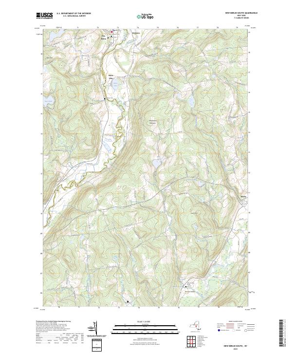 New Berlin South topographic map thumbnail