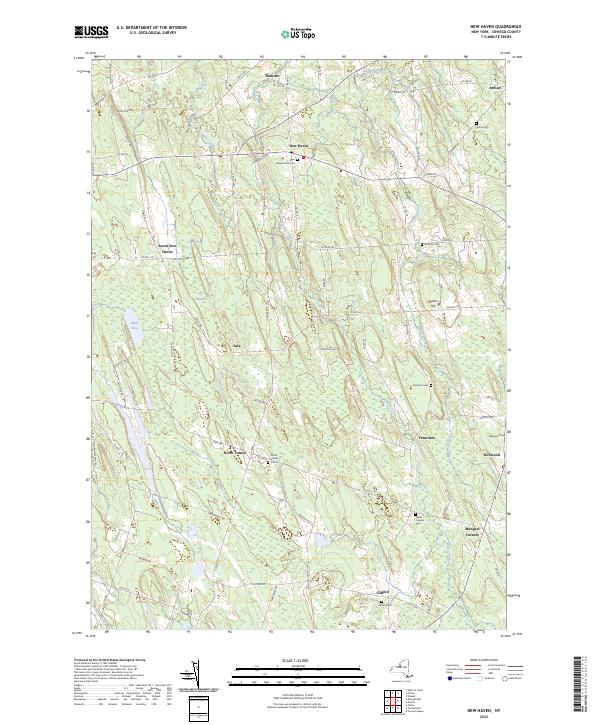 New Haven topographic map thumbnail