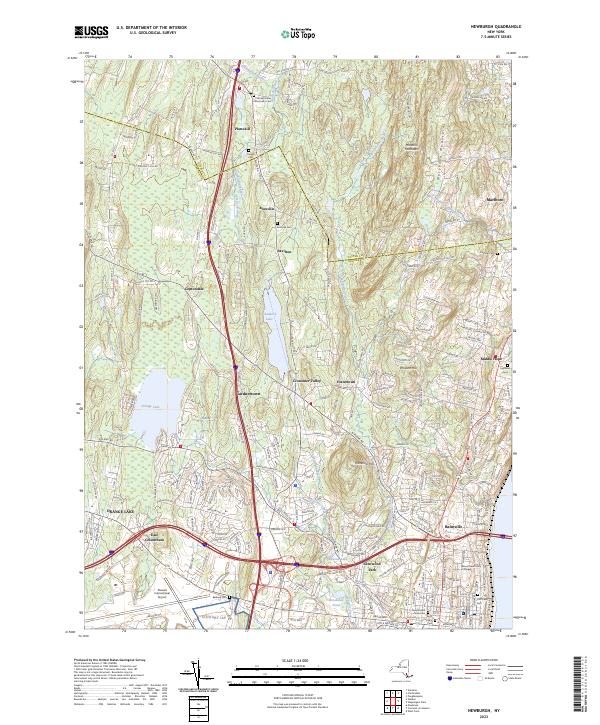 Newburgh topographic map thumbnail
