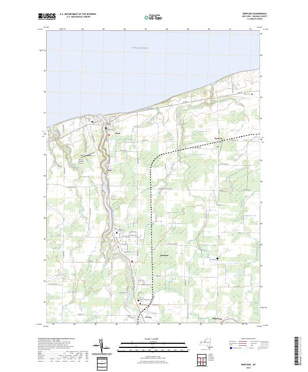 Newfane topographic map thumbnail