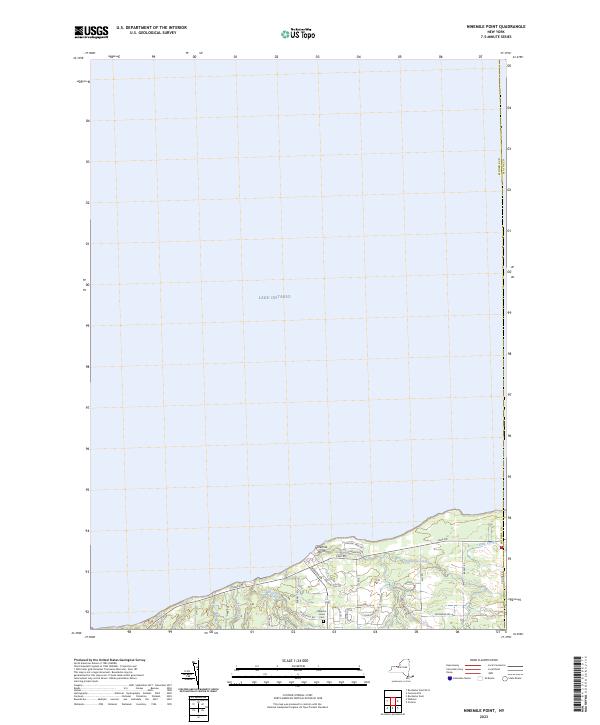 Ninemile Point topographic map thumbnail
