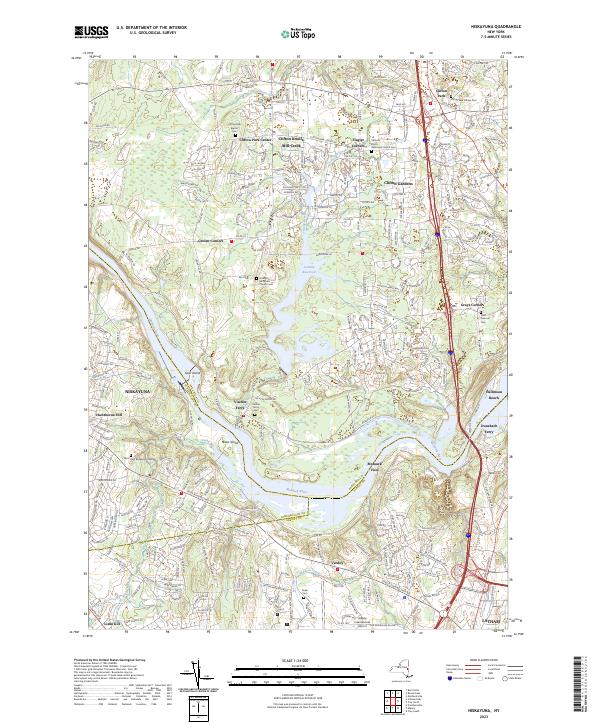 Niskayuna topographic map thumbnail