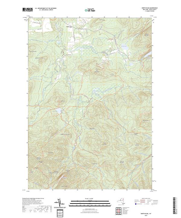 North Elba topographic map thumbnail