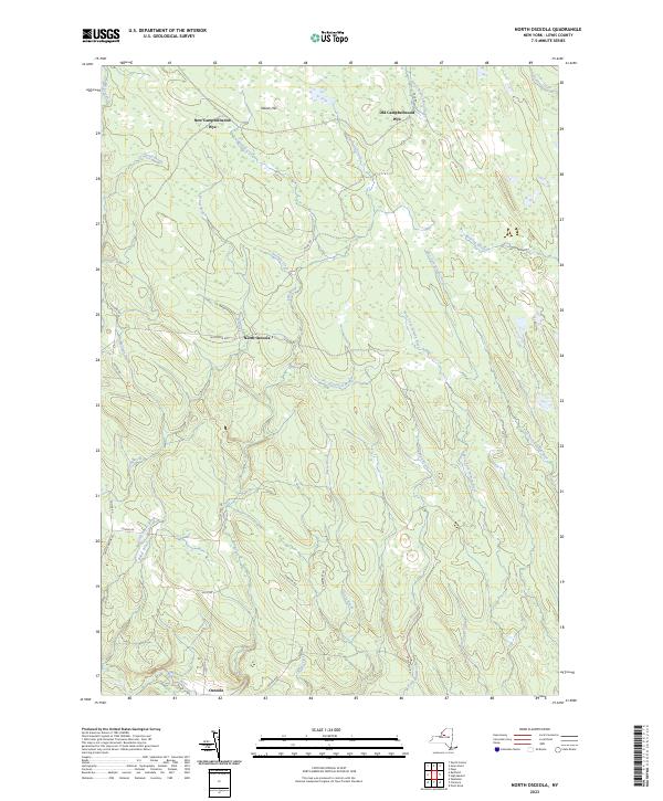 North Osceola topographic map thumbnail