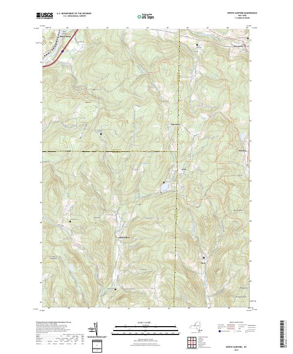 North Sanford topographic map thumbnail